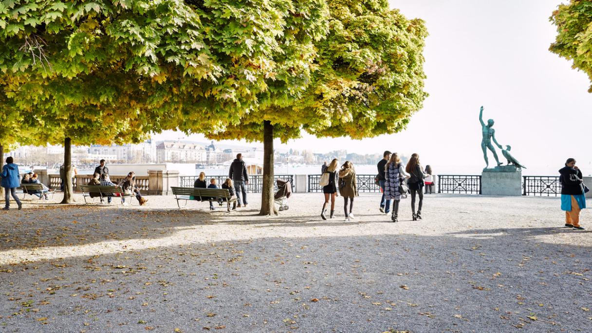 Zurich, Bürkliterrasse