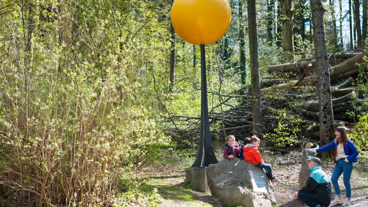 Via dei pianeti dall'Uetliberg al Felsenegg