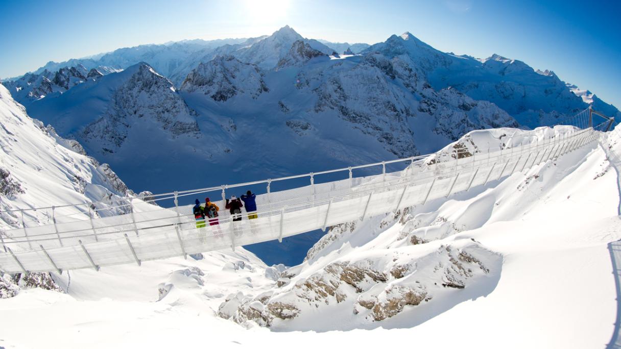 Titlis Cliff Walk – die höchstgelegene Hängebrücke Europas