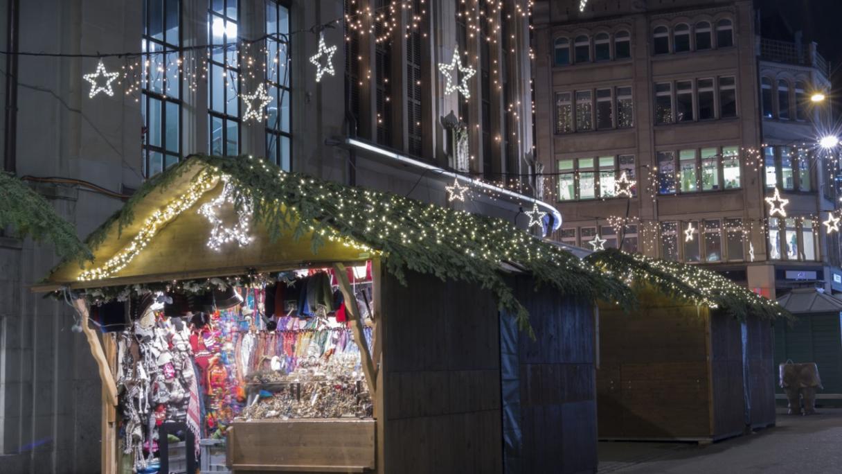 City Weihnachtsmarkt in Zurich