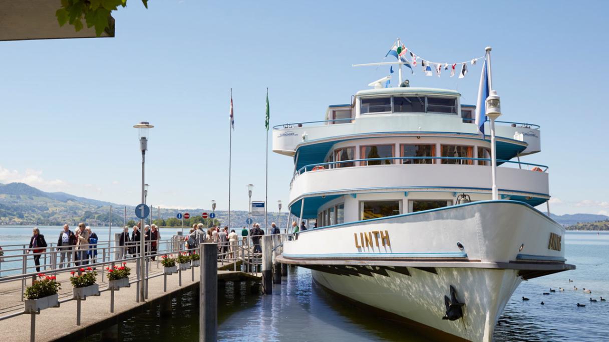 Schifffahrt am Zürichsee