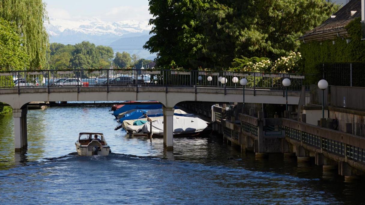 Schanzengraben – promenade en plein centre de Zurich