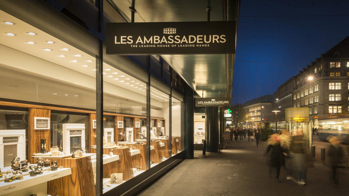 Zurich Shopping Boutique Les Ambassadeurs, Swiss watches