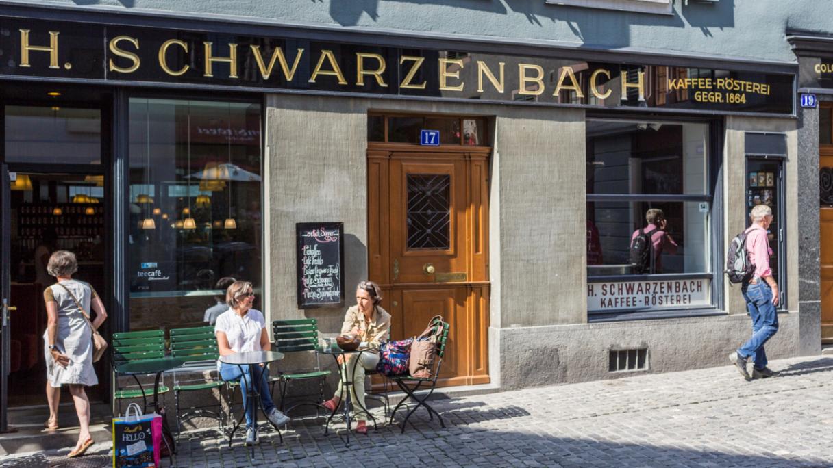 Shopping in Zurich, Niederdorf, Schwarzenbach Kolonialwaren Groceries