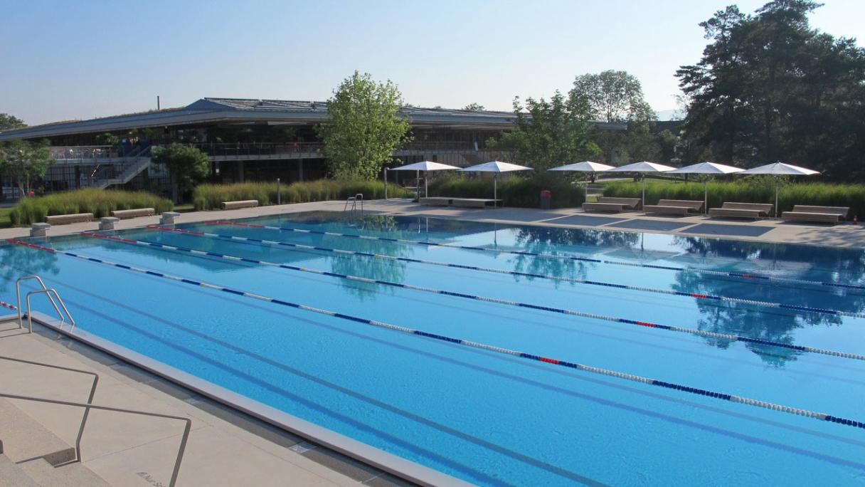 Large swimming pool