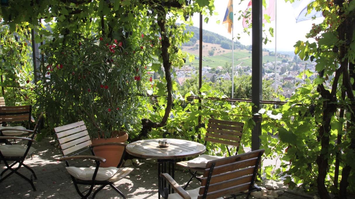 Winzerhaus, Terrasse