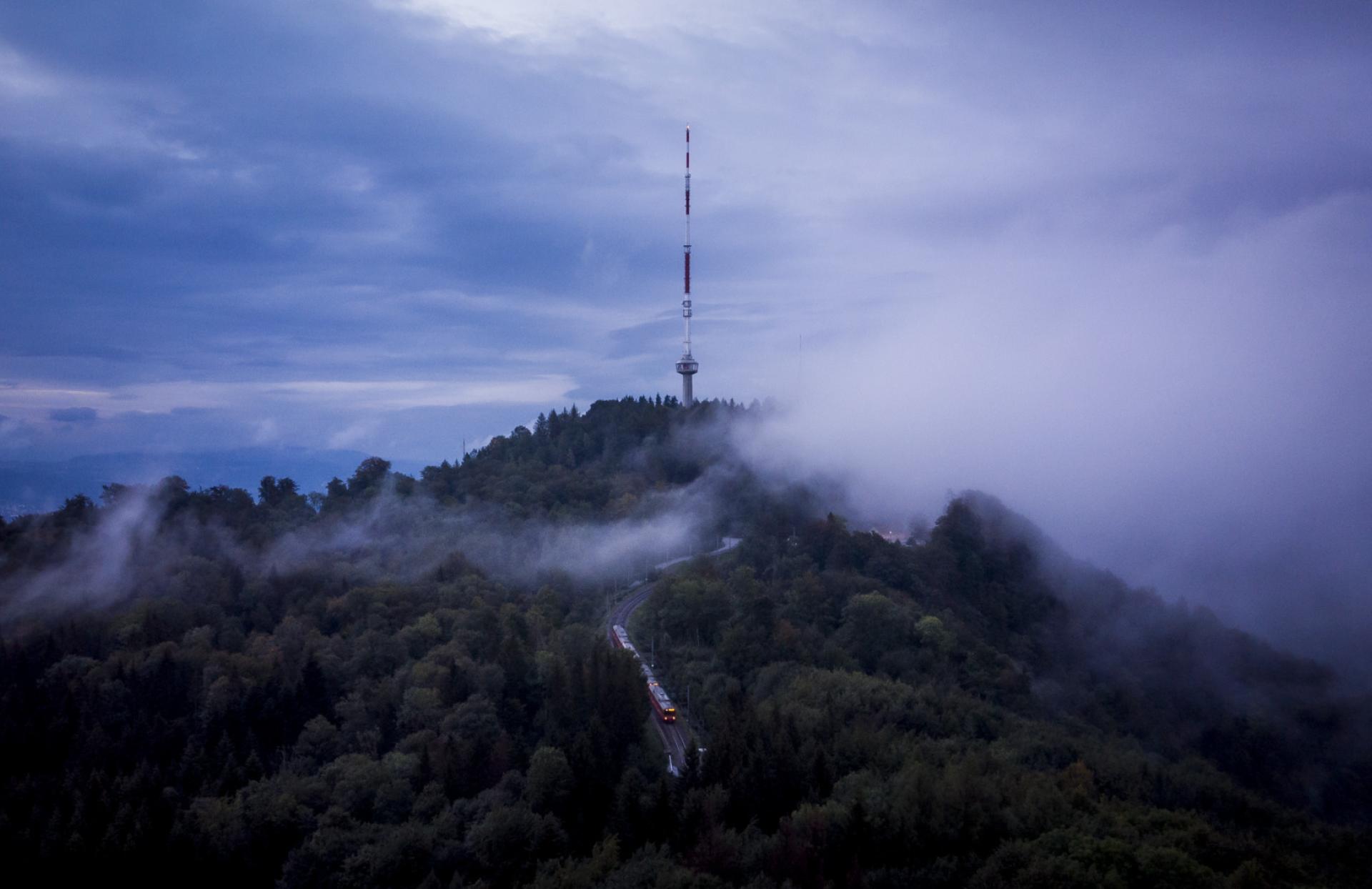 Uetliberg im Nebel