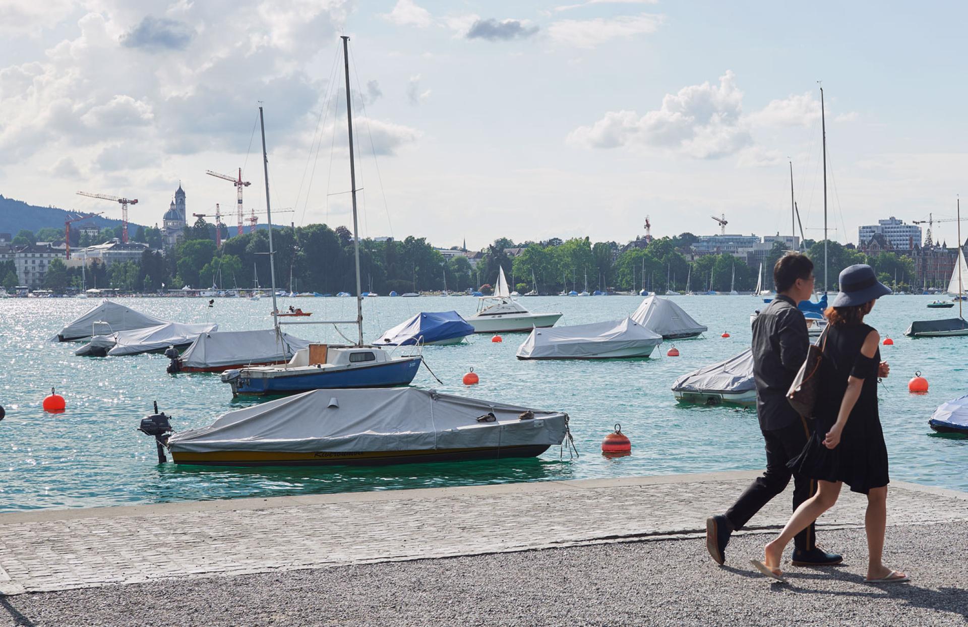 Promenade du lac de Zurich