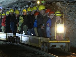 A ride with the tunnel train in the Käpfnach Mine – a Former Lignite and Marl Mine in Horgen