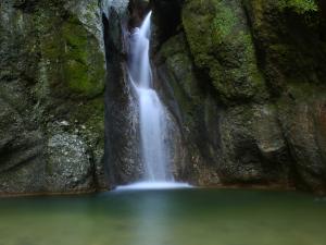 Waterfall in the Aabach valley