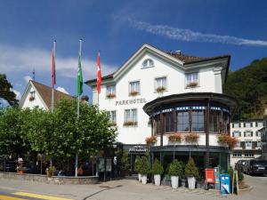 Restaurant Brasserie au Lac at Parkhotel Schwert, Weesen by Lake Walen