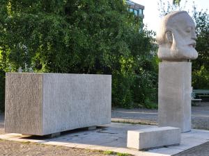 The bust of Gottfried Keller