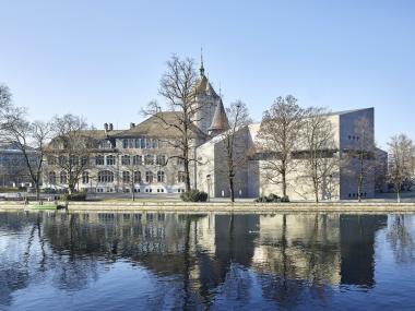 Aussensicht des Landesmuseums in Zürich