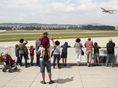 Terrazza dell’aeroporto di Zurigo