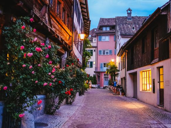 Rapperswil, alleyways