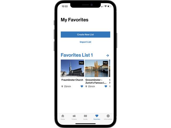 Zürich City Guide App