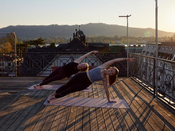 Rooftop Yoga