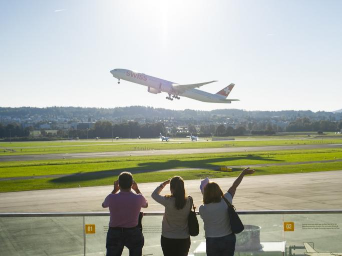 Se rendre à Zurich en avion