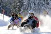 Buon divertimento nella neve paradiso Pilato