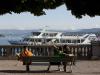 Seat at the Bürkliterrasse views Zurich